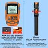 19pcs/set FTTH Cold Join Tool Kit -70~+10dbm AUA-7S Fiber Cleaver Optical Power Meter 10MW Visual Fault Locator