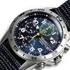 Полицейский Военно-морского флота Самооборона Государственный служащий SEIKO Водонепроницаемый 100 м Хронограф Нейлоновый ремешок Wat...