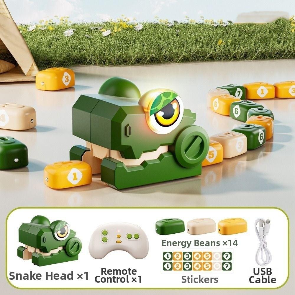 Interactive Battle RC Snake Car Toy Magnetic Greedy Snake Car Magnetic RC Car Duel Parent