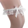 Wedding Garter Lace Floral Sexy Leg Garter Belt White Bowknot Bridal Lingerie Lace Leg Ring Loop Party Cosplay Suspender