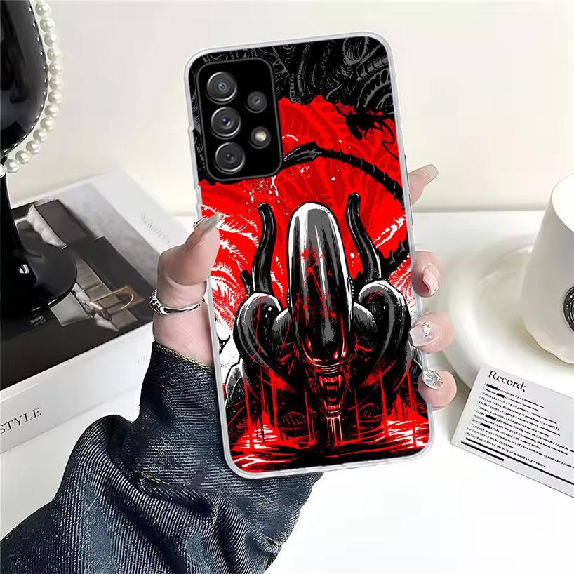 Крутой A-Alien X-Xenomorph Для Samsung Galaxy A52S A42 A32 A22 A12 A02S A51 A50S Чехол для телефона A41 A31 A21S A30S A20S A20E A70 A71 A4