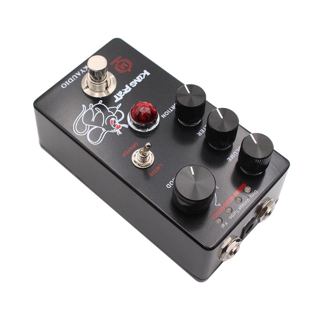Педаль эффектов для гитары MOSKYo Fuzz Distortion с 4 переключателями режимов и регуляторами громкости FilterDistortion
