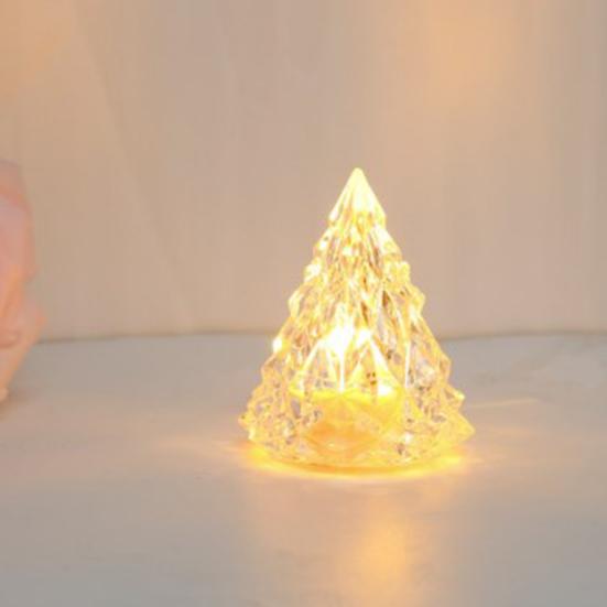 Настольный ночник в форме айсберга, акриловая статуэтка со светодиодной подсветкой, декор стола, экологичная лампа для создания атмосферы у кровати, рождественский подарок в гостиной