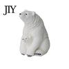 Decorative Resin Animal Figures Polar Bear Mini Figurines, Mother Baby Miniature Ornaments for Landscaping Accessories Succulents Pots Fish