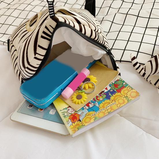 Детская школьная сумка с мультяшной съемной фигуркой животного льва фламинго тигра сумка мягкая плюшевая