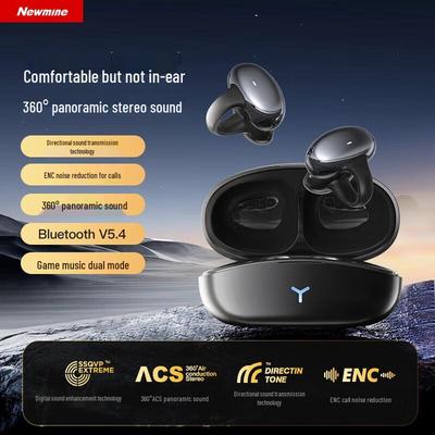 Bluetooth-наушники-клипсы для ушей Newmine HM-20 с открытым дизайном и костной проводимостью