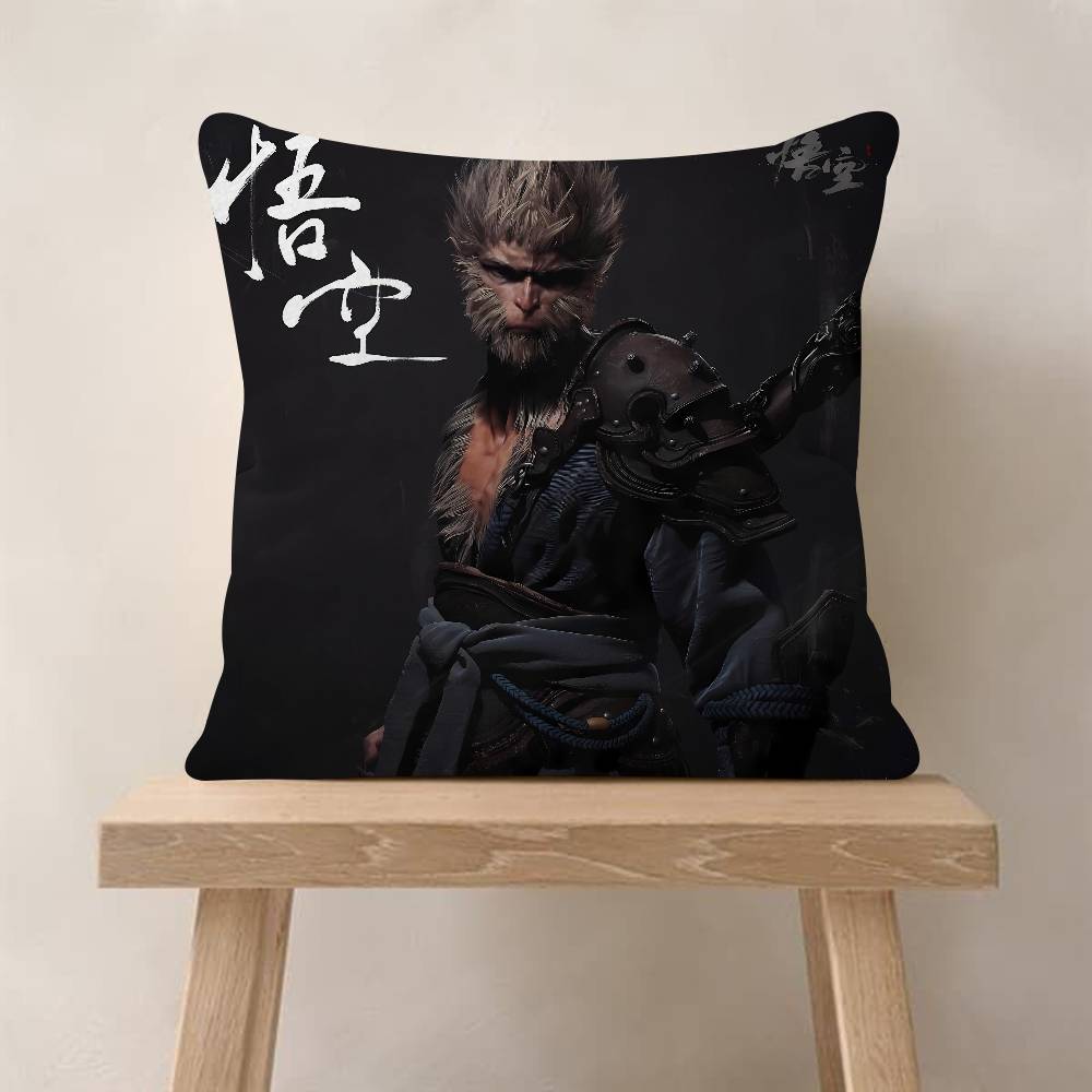 Game Black Myth Wukong Pillow Anime Pillow Sofa Bed Head Pillow Cover Cushion Cover Fashion 30x30 40x40 45*45cm