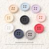 Color Spray Paint Resin Four-Eye Button Shirt Cardigan Buttons Children'S Top Sweater Double-Sided Buttons