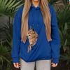 Pet Holder Hoodie Women Pouch Hoodie Oversized Hooded Sweatshirt with Kangaroo Pouch Fall Winter Dog Cat Carrying Pullover Top for Long Sleeve