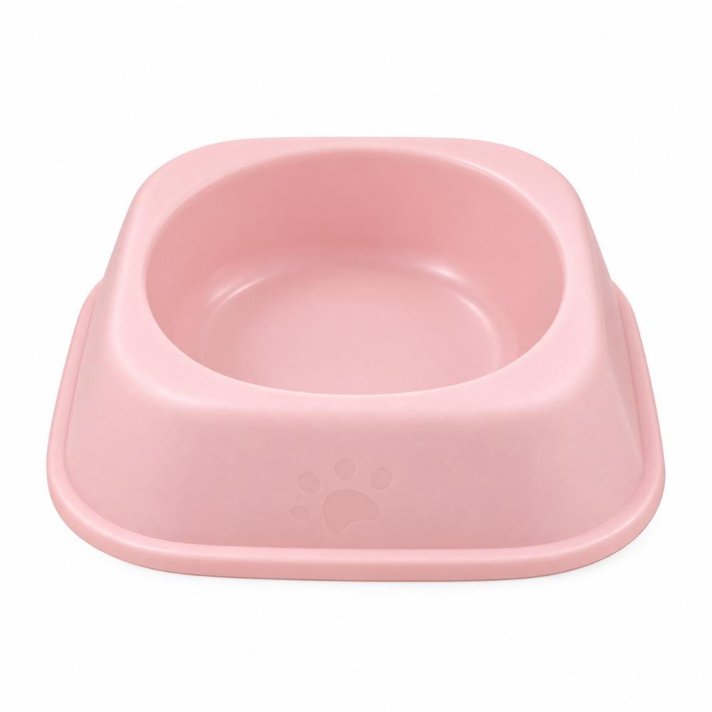 Non-slip Cat Food Bowl Anti-Fall Flip Pet Feeding Dish New Square Cat Bowl Pet Feeding