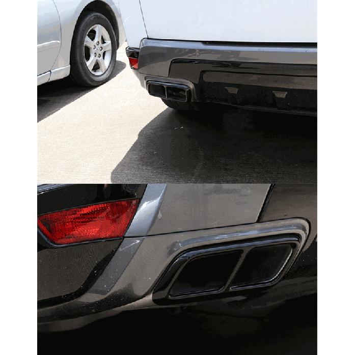 Нержавеющая сталь автомобиля хвост горло рамка украшения крышка выхлопной трубы для Land Rover Range Rover Sport