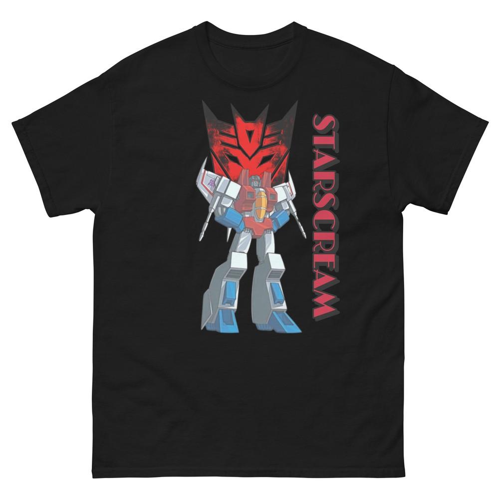 Футболка Starscream Трансформеры Десептиконы G1 Звездный Крик Унисекс Ретро