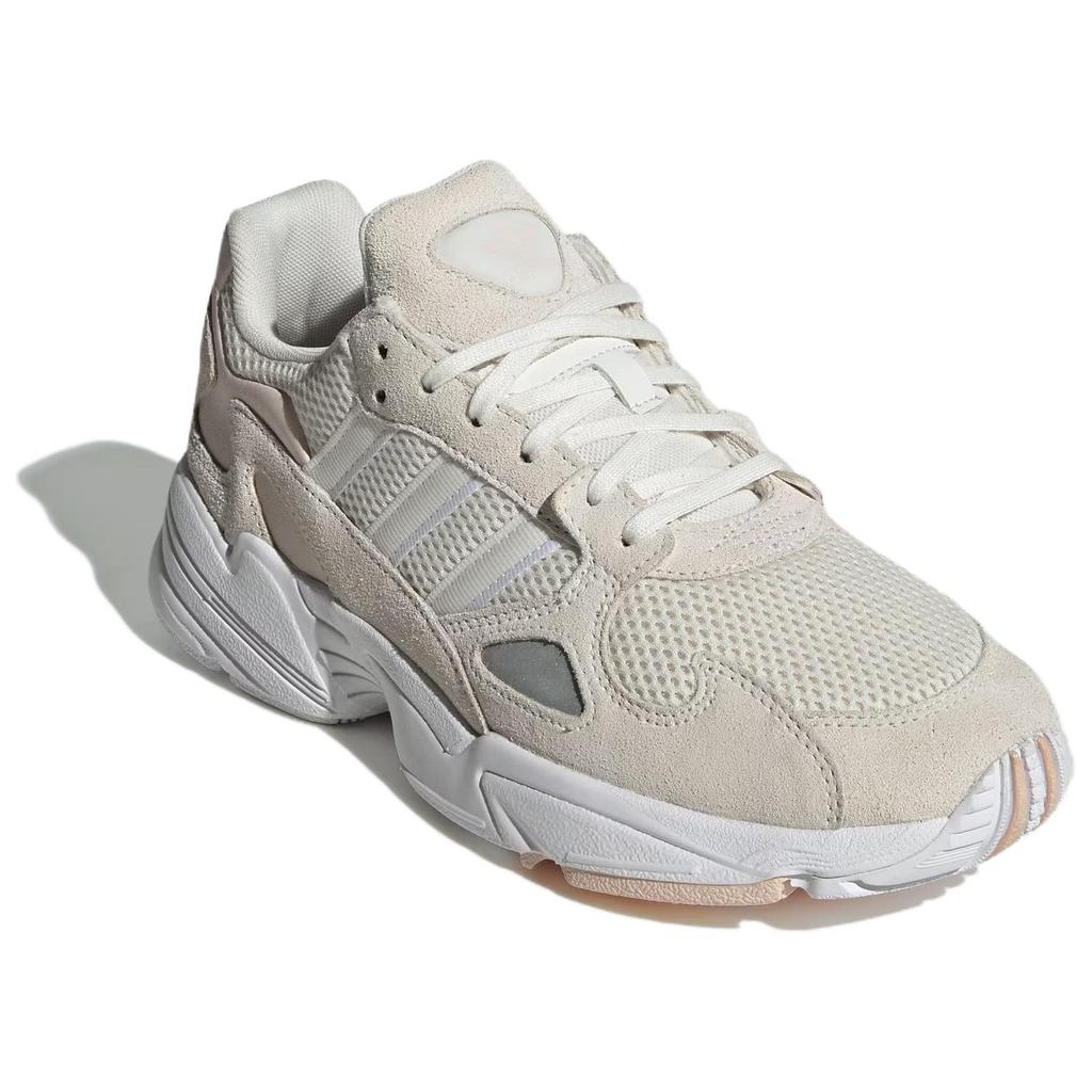 Adidas Originals Falcon Anti-Slip Wear-Resistant Low-Top Chunky Sneakers Women's Beige Sneakers IH5228