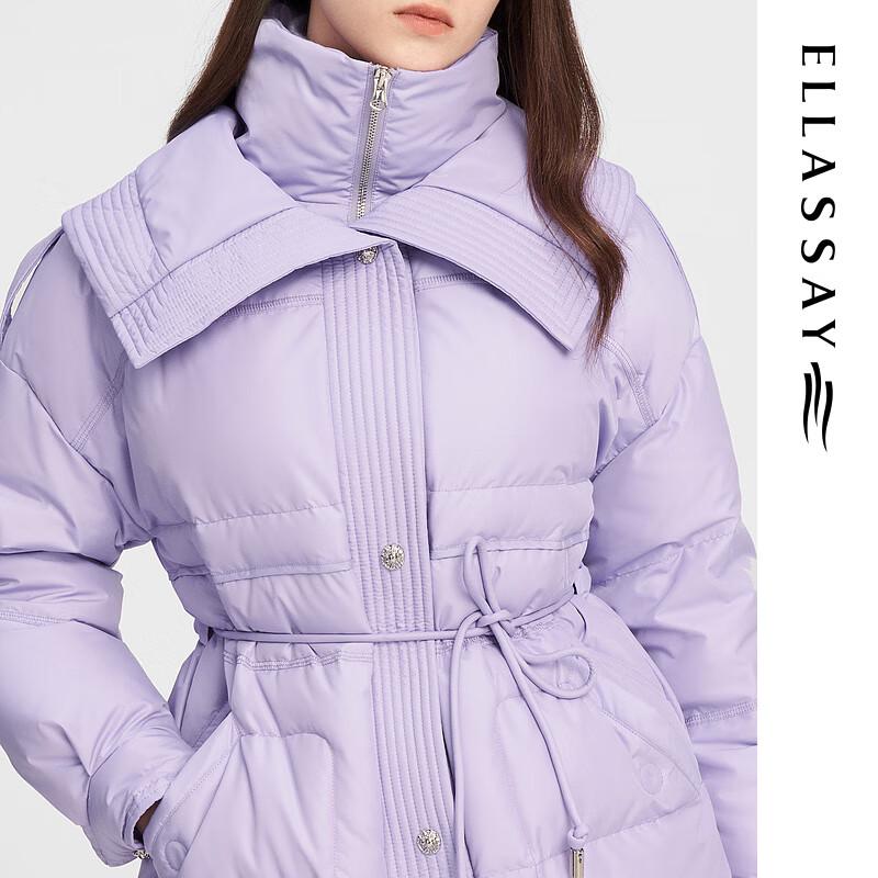 ELLASSAY Женская зимняя куртка из гусиного пуха с поясом