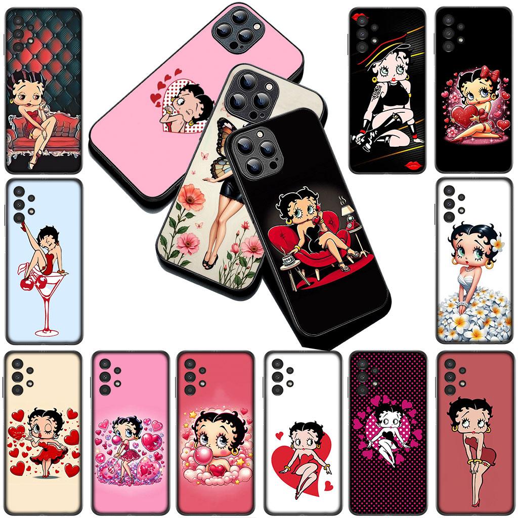 Аниме B-Bettys Lovely B-Boops Чехол для телефона Мягкий чехол для Xiaomi Redmi 15 15C A4 A5 9A 9C NFC Note 9 8 9T 5G Корпус