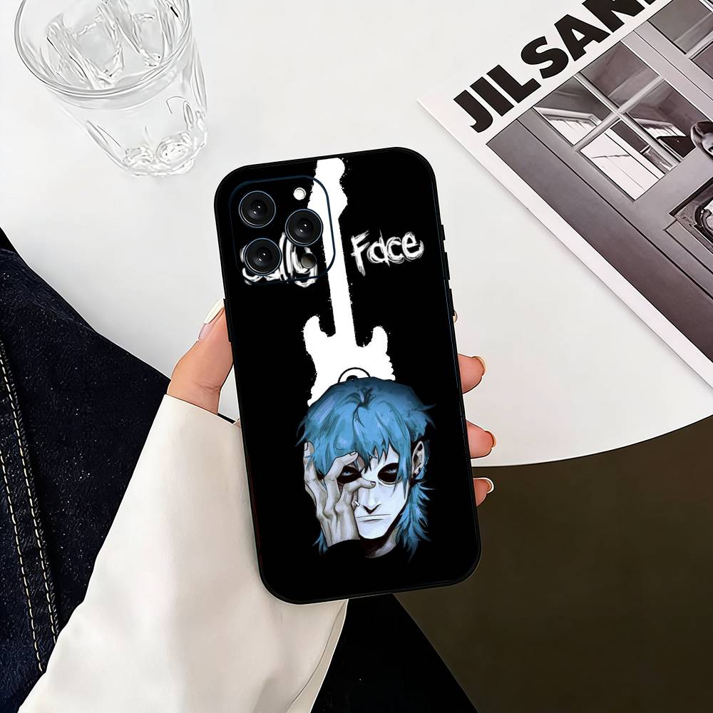 Sally Face Sal Fisher Готический Хоррор Чехол для Телефона Для iPhone 17,16,15,14,13,12,11 Plus,Pro Max,XS,Мягкий Силиконовый Черный Чехол