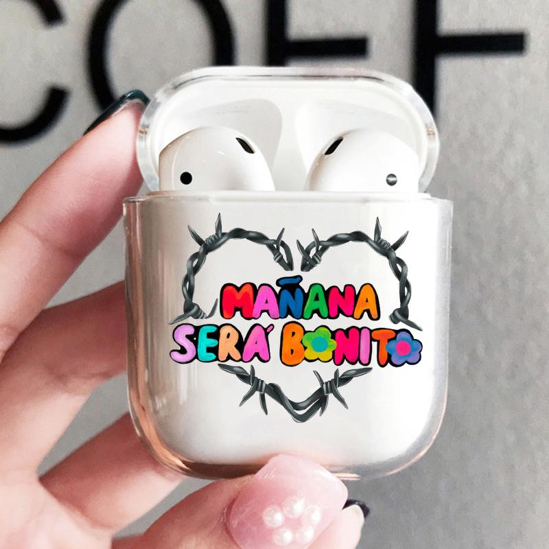 Чехол Manana Sera Bonito Bichota Karol G Airpods для Apple Airpods 2/1 3, мягкий защитный чехол Funda Airpods Pro, чехлы для наушников