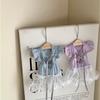 Pet Backless Dress Beautiful Dog Clothing Solid Color Maltese Suspender Small and Medium-sized Dog Princess Skirt