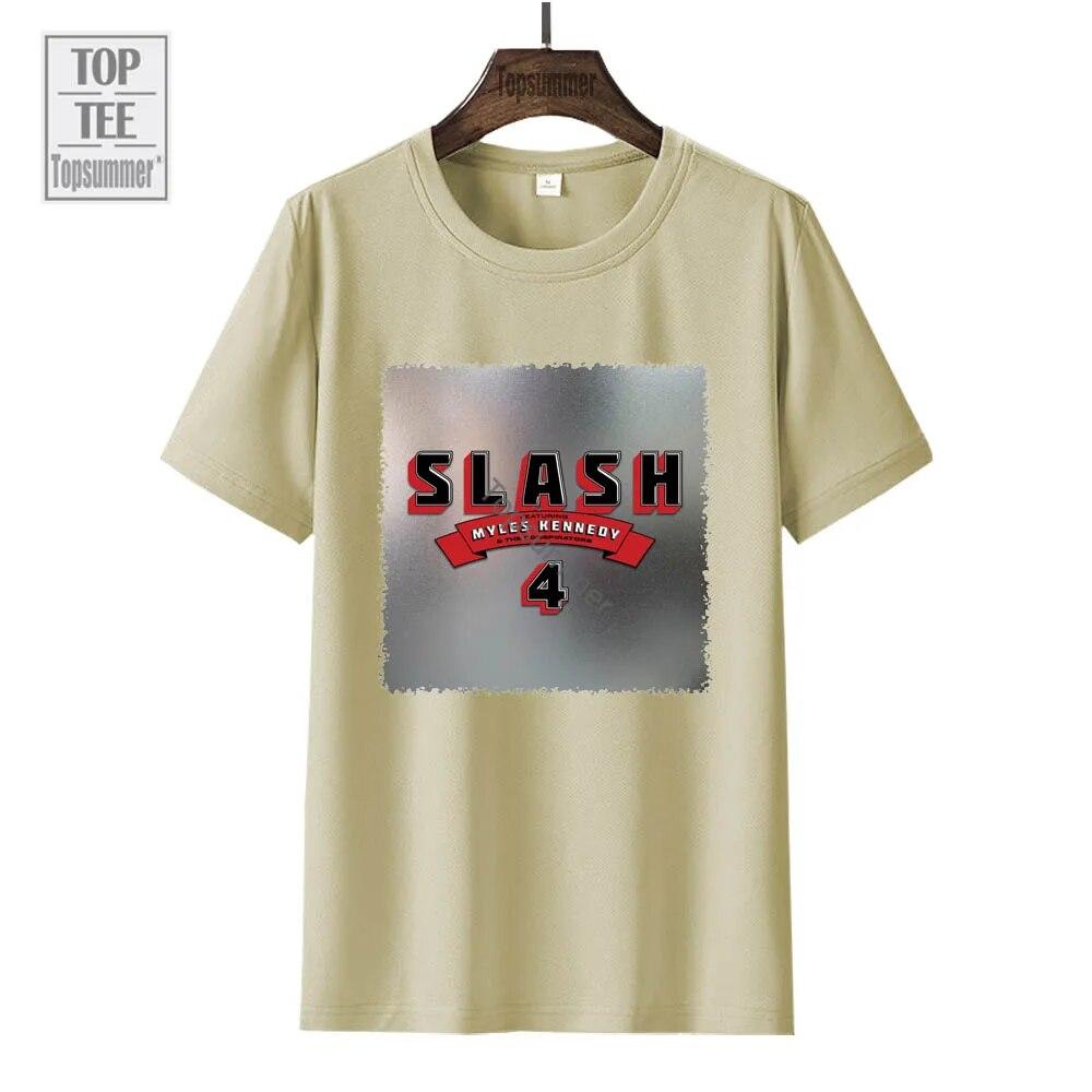 4 Album T Shirt Slash Tour T-Shirt Fashion Harajuku Oversized Tshirts Couples Graphic Print Tops