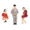 Plastic 1:30 Architecture Model Train Tiny People Passengers Figures G Scale 14 Pieces