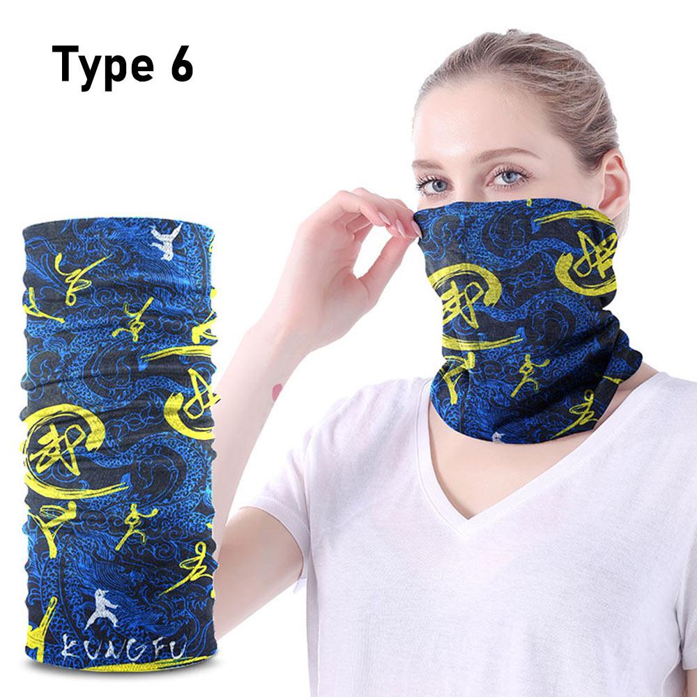UV Protection Magic Neck Scarf Shield Mask Printing Cycling Scarfs New UV Face Mask Men Women