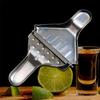 Fruit Squeezer High Durability Ergonomic Handle Food Grade Groove Design Rustproof Stainless Steel Manual Lemon Press Citrus Squeezer Fruit Juicer