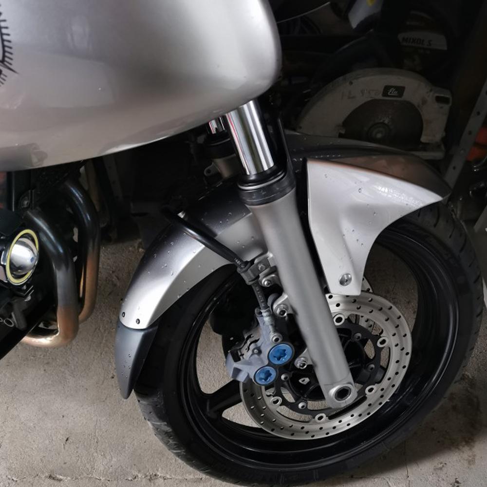 For Yamaha TDM 900 Front Fender Hugger Extension Mudguard Extender Wheel Cover Splash Guard Motorcycle Accessories TDM900 Black