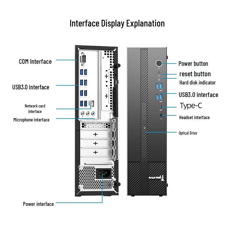 Настольный ПК Great Wall Sequoia D80F3 (Китайская версия)