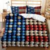 Ball Duvet Cover Set Sports Balls Bedding Set King Size Basketball Football Soccer Baseball Polyester Quilt Cover For Kids Teens