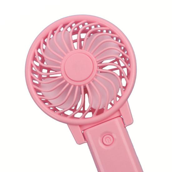 Ручной вентилятор 4-лопастной кнопочный переключатель Мягкий естественный ветер Одна передача Тихая работа Малый размер Охлаждающий вентилятор с питанием от батареи Дорожный источник питания