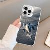 Крутой чехол для телефона с изображением самолета для iPhone 16 15 14 13 12 11 Pro Max X XR XSMAX 8 7 Plus Матовый противоударный задний чехол