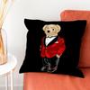 Модная Подушка-Чехол с Медведем P-PoloS Чехол для Подушки Чехол для Подушки Гостиная Диван Наволочка Подходит для Домашнего Декора Спальни Комнаты