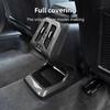 Car Rear Air Conditioning Outlet Vent Cover Trim Sticker Accessories Carbon Fiber ABS Style For BMW X1 U11 2023 2024 #469118