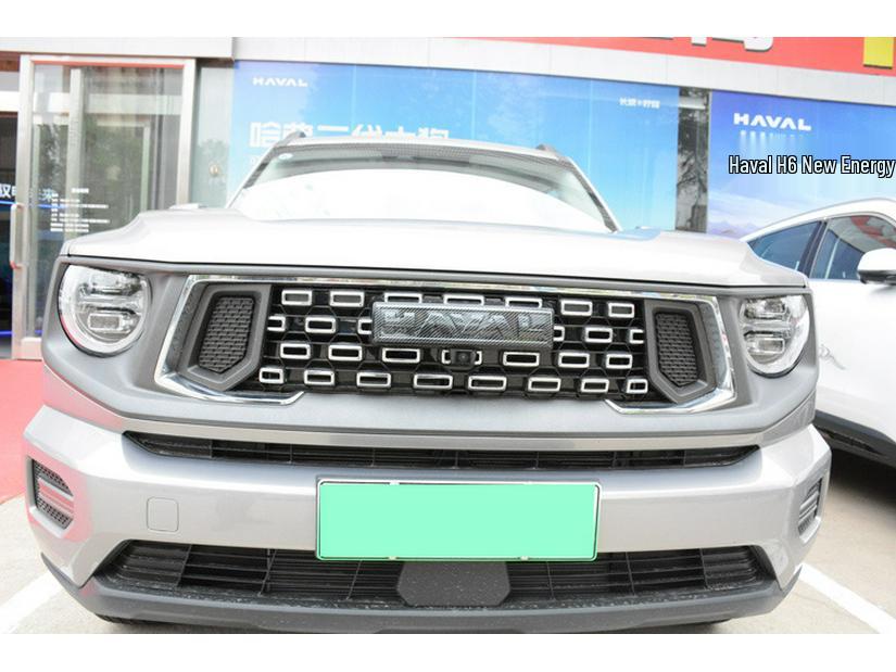 Накладки на эмблемы Haval 2nd Gen Big Dog PHEV H6 из карбона (Передний задний)