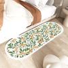 Nordic Flowers Fluffy Bedside Carpet Home Decor Soft Plush Long Rug Children Play Floor Mats Living Bedroom Balcony Carpets
