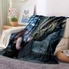 Dragon Woman Flannel Blanket Throw Blanket Soft Warm Sofa Bed Camping Home Decor Unique Christmas Gift Cs92275