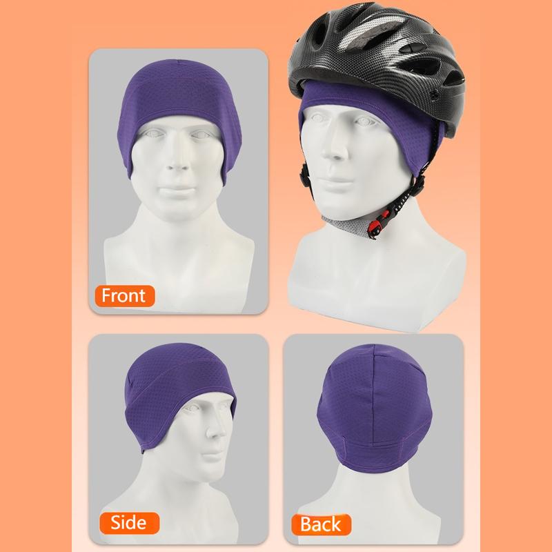 Gtubike Флисовая шапка-бини Зимняя шапка-колпак Теплая бини Плотная Ветрозащитная Легкая Для бега Лыжного спорта Велосипедного спорта