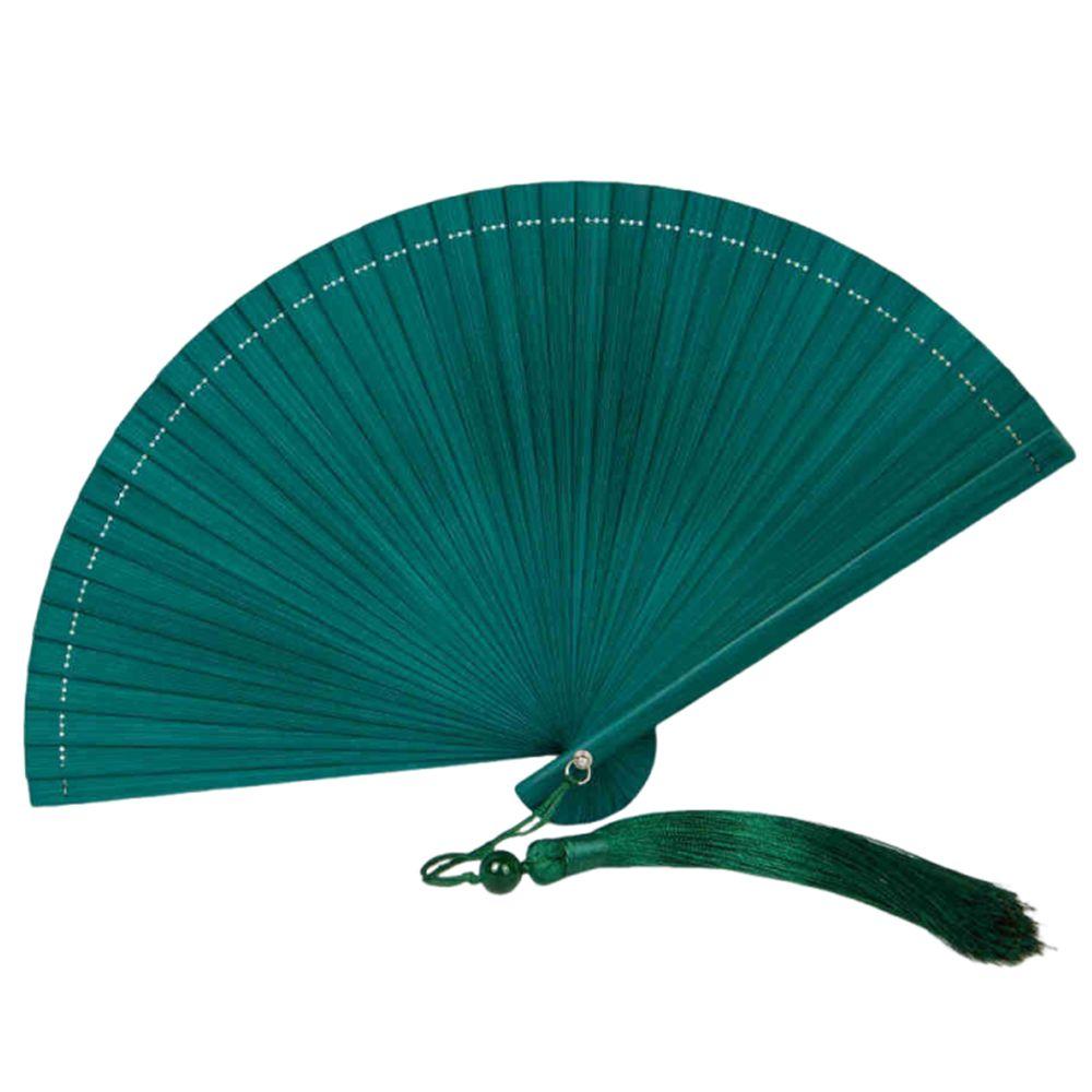 Chinese Style Solid Color Bamboo Fan Exquisite Elegant Handheld Fans Hanfu Accessories