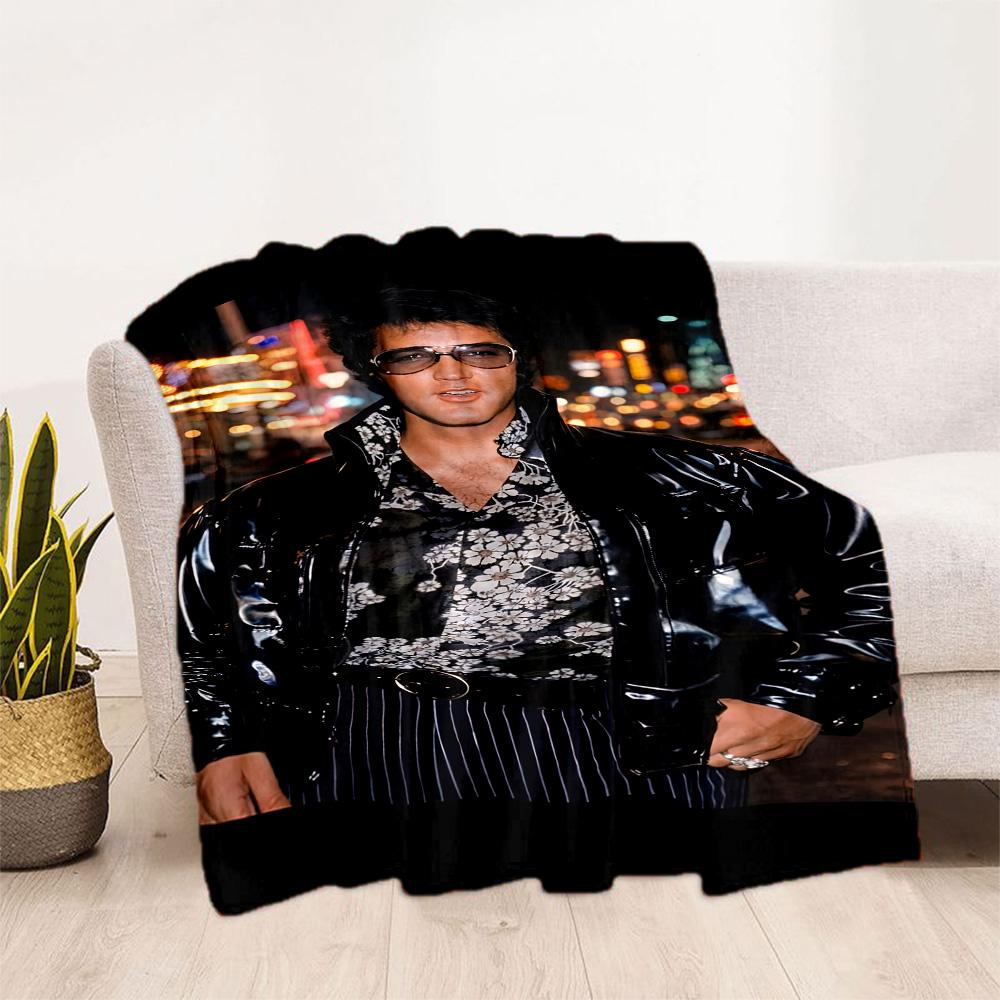 Elvis Blanket Soft Cozy Suitable For Sofa Bed Picnics Four Seasons Multipurpose Modern Ideal Gift For Birthday Valentine'S Day