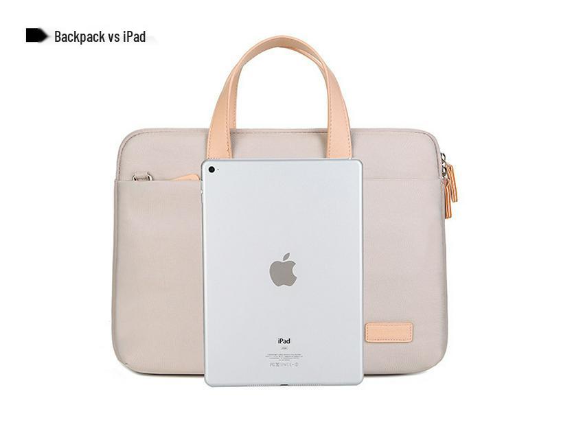 Women's Lightweight Macaron Laptop Bag, Sleek Design, Ideal for Business Commutes