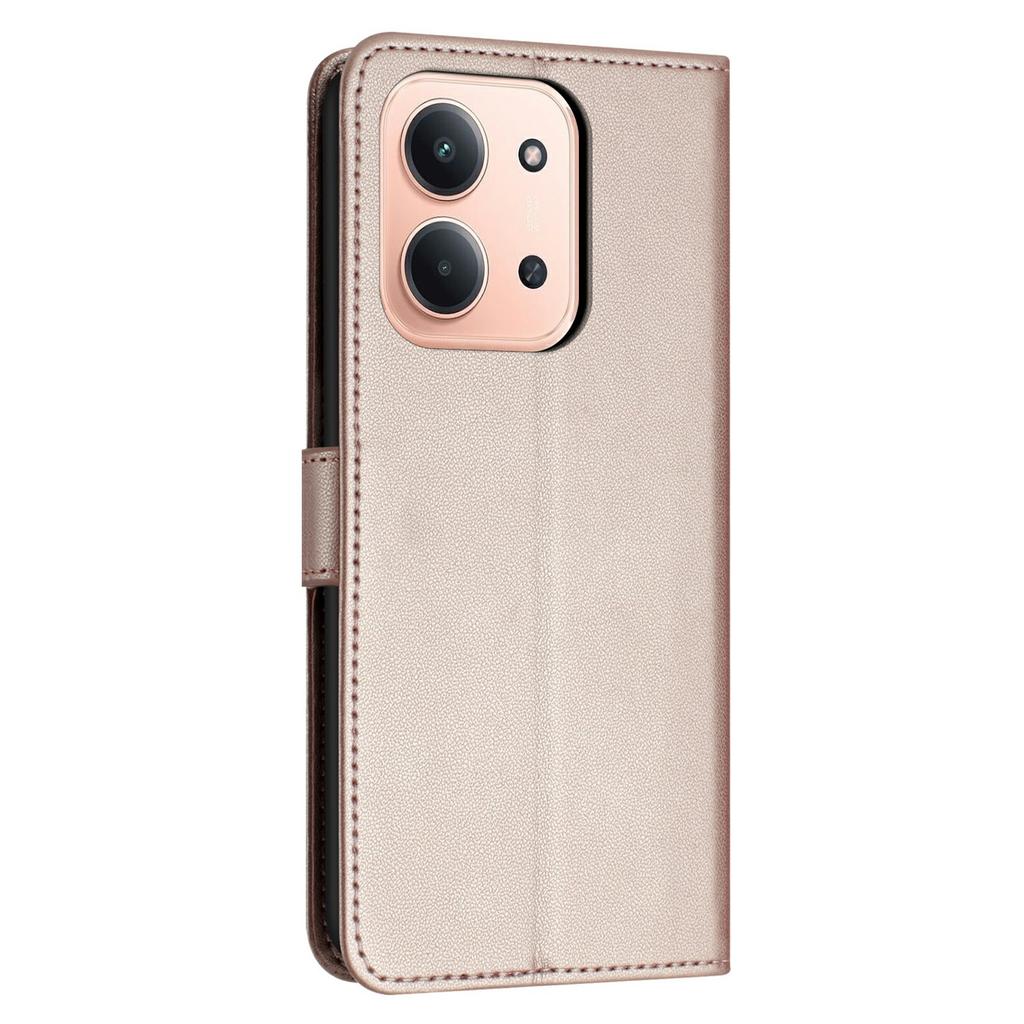 Leather Case for Xiaomi Redmi 15C 4G (EU) (173mm)/15C 5G (EU) (173mm)/Poco C85 4G (173mm) Stand Wallet Phone Cover with Strap