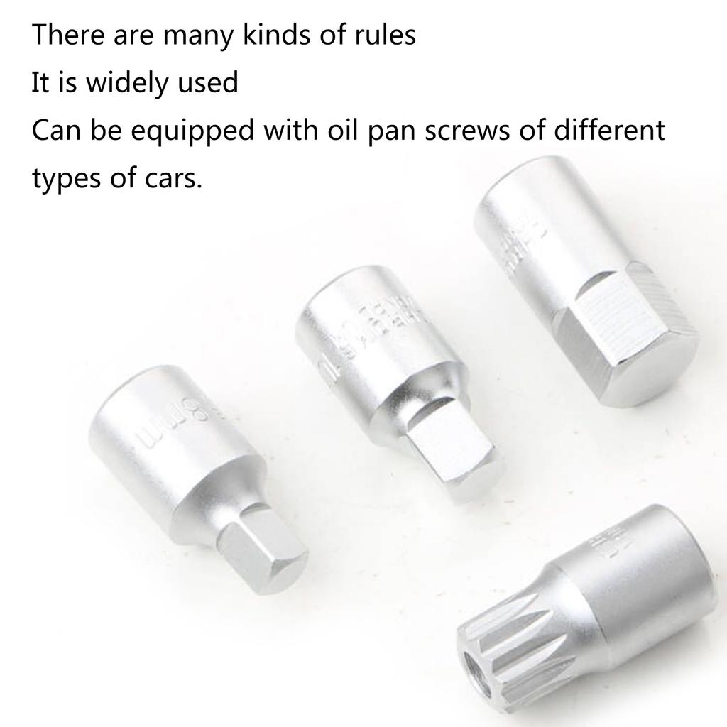 M16 H17 S10 Oil Sump Drain Plug Socket Wrench 3/8'' Drive Auto Repairing Transmission Gearboxes Screw Wrench
