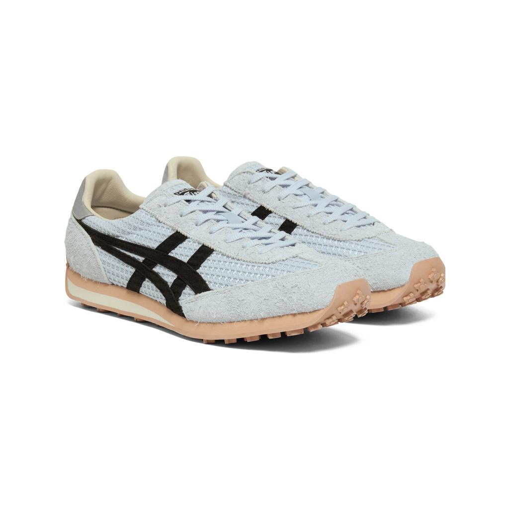 ONITSUKA TIGER Edr 78 Ткань Коровья кожа Ретро Беговая обувь Амортизация Поддержка Стиль Жизни Повседневная обувь Унисекс кроссовки Светло-голубой 1183C570-400