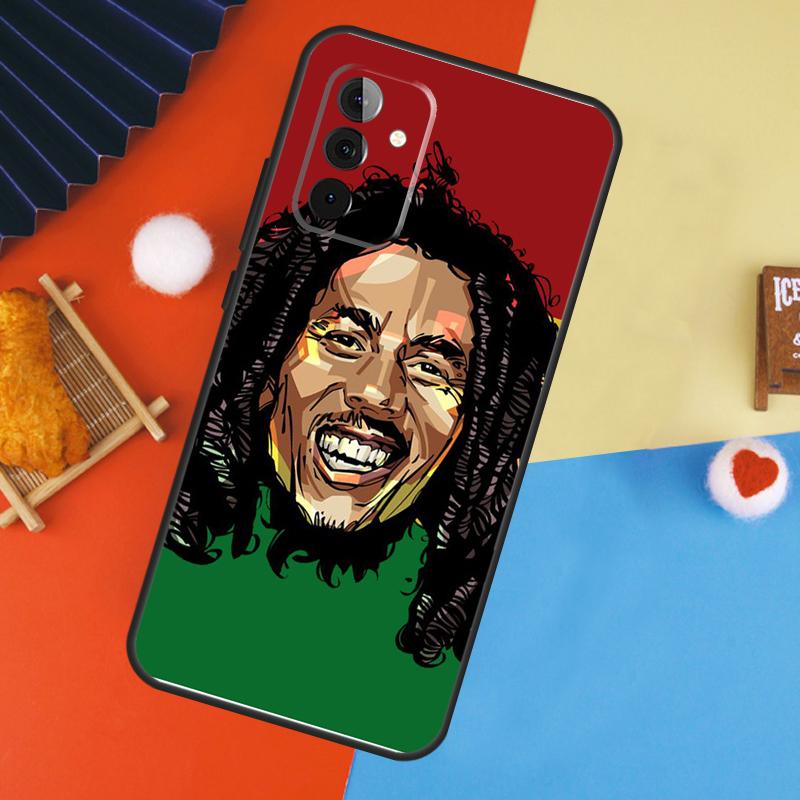 Чехол Bob Marley для Samsung Galaxy A16 A26 A36 A56 A17 A55 A35 A15 A52 A32 A12 A53 A33 A13 A14 A34 A54