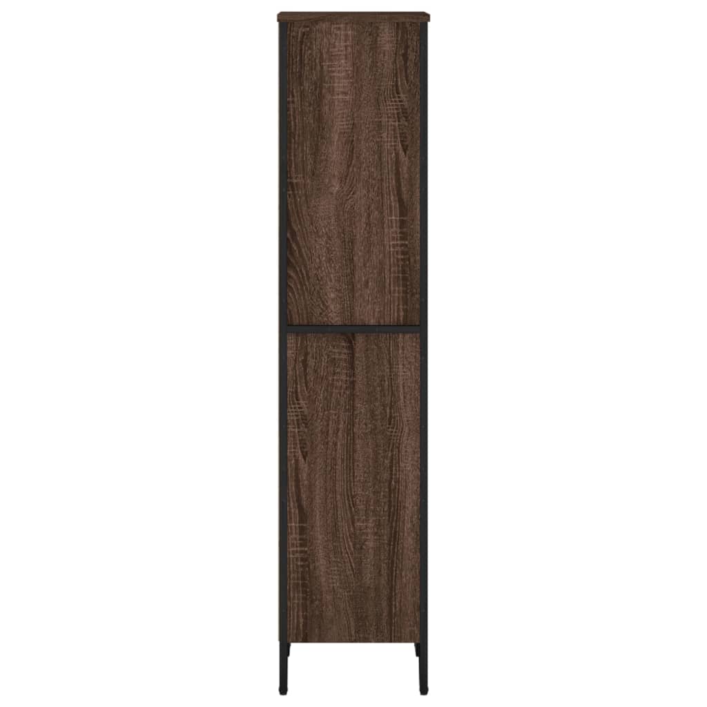 Vidaxl Regał, Brązowy Dąb, 50X31X137,5 Cm, Materiał Drewnopochodny