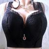Сексуальный бюстгальтер пуш-ап размера плюс 34-46, кружевной бюстгальтер с чашкой CD и вышивкой, женский собранный бюстгальтер без косточек для большой груди, бюстгальтер, женское нижнее белье, топ