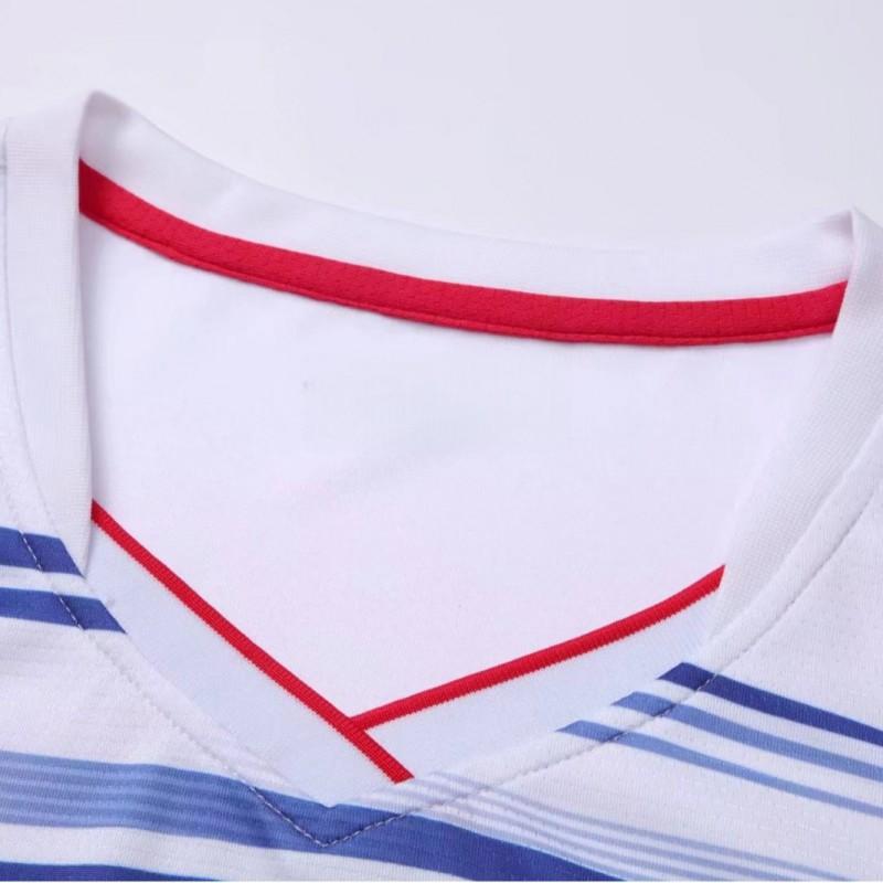 Quick-Dry Badminton Shirt Men Women Breathable Sport T-Shirt Team Uniform Students Adults