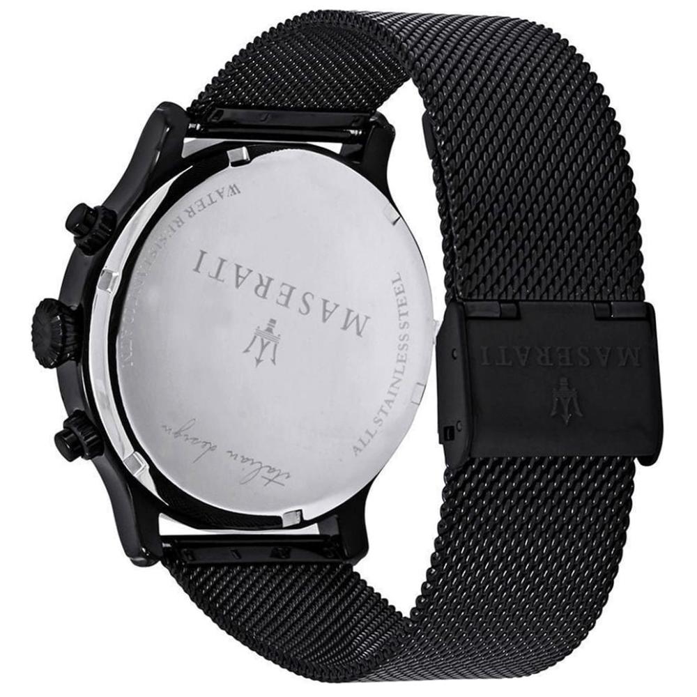 Maserati R8873618006 Epoca Chronograph Black Dial Men's Watch