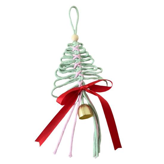 Рождественские украшения Рустикальные поделки в форме рождественской елки с золотыми