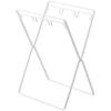 Yamazaki Jitsugyo 5714 Plastic Bags 3 Rows & 45L Garbage Bag Stand White Approx. W38XD29XH54cm (When Used) Tower Sorting Trash Can Plastic Bag Stand